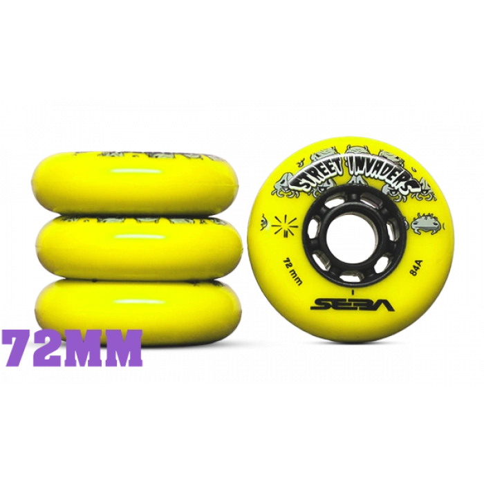 Buy SEBA STREET INVADER WHEEL YELLOW 72mm (x4) online. SEBA STREET INVADER WHEEL YELLOW 72mm (x4)